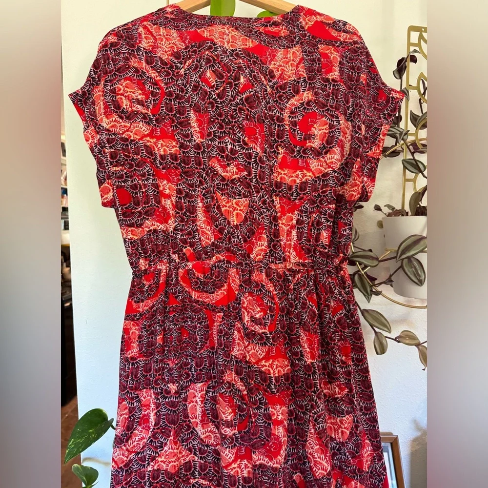H&M Burgundy Maxi Dress size 14 - Picture 5 of 6